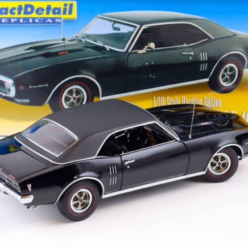 1:18 Exact Detail 1968 Pontiac Firebird 400 Hardtop Edition Coupe black WCC407