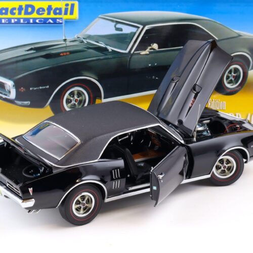 1:18 Exact Detail 1968 Pontiac Firebird 400 Hardtop Edition Coupe black WCC407