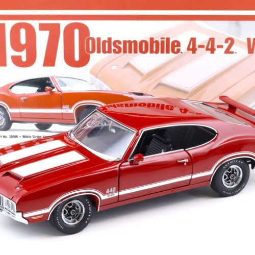 1:18 Exact Detail 1970 Oldsmobile 442 W-30 Coupe red/ white WCC309W