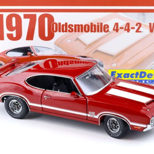 1:18 Exact Detail 1970 Oldsmobile 442 W-30 Coupe red/ white WCC309W