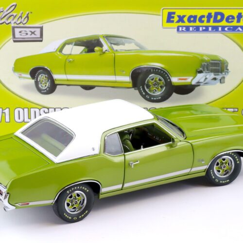 1:18 Exact Detail 1971 Oldsmobile Cutlass Supreme SX Coupe green/ white WCC304