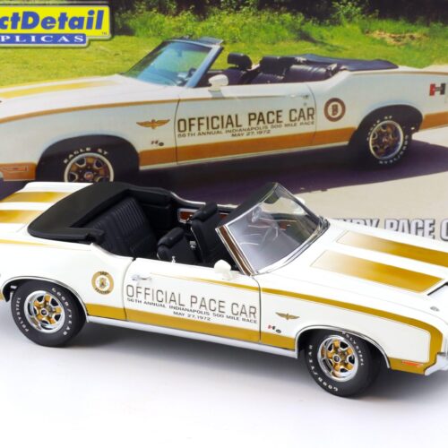 1:18 Exact Detail 1972 HURST Oldsmobile Convertible Indy Pace Car white/ gold WCC305