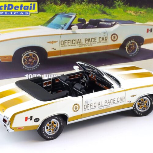 1:18 Exact Detail 1972 HURST Oldsmobile Convertible Indy Pace Car white/ gold WCC305