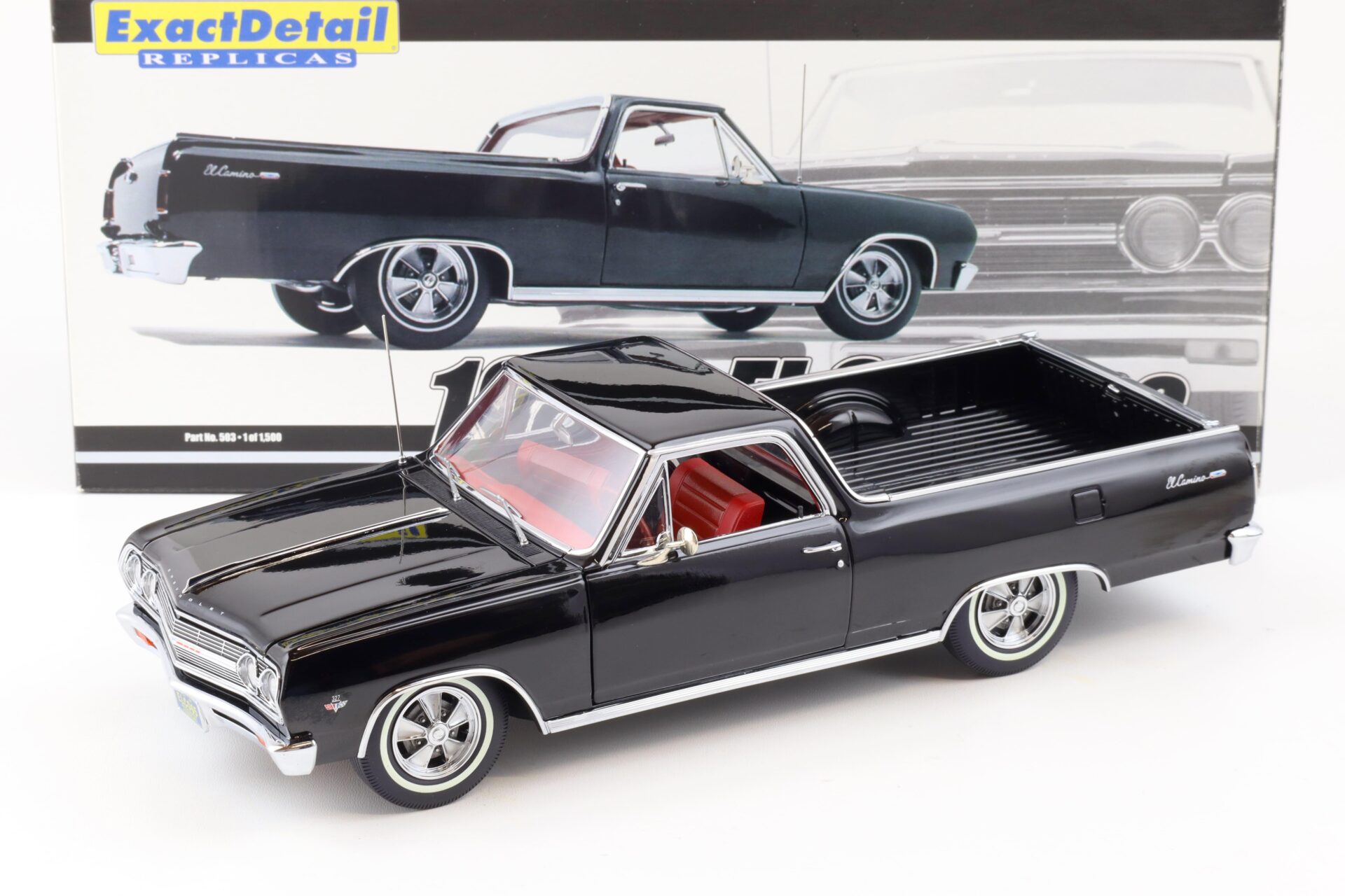 ID 86153 orig 1.jpg 1:18 Exact Detail 1965 Chevrolet El Camino black WCC503