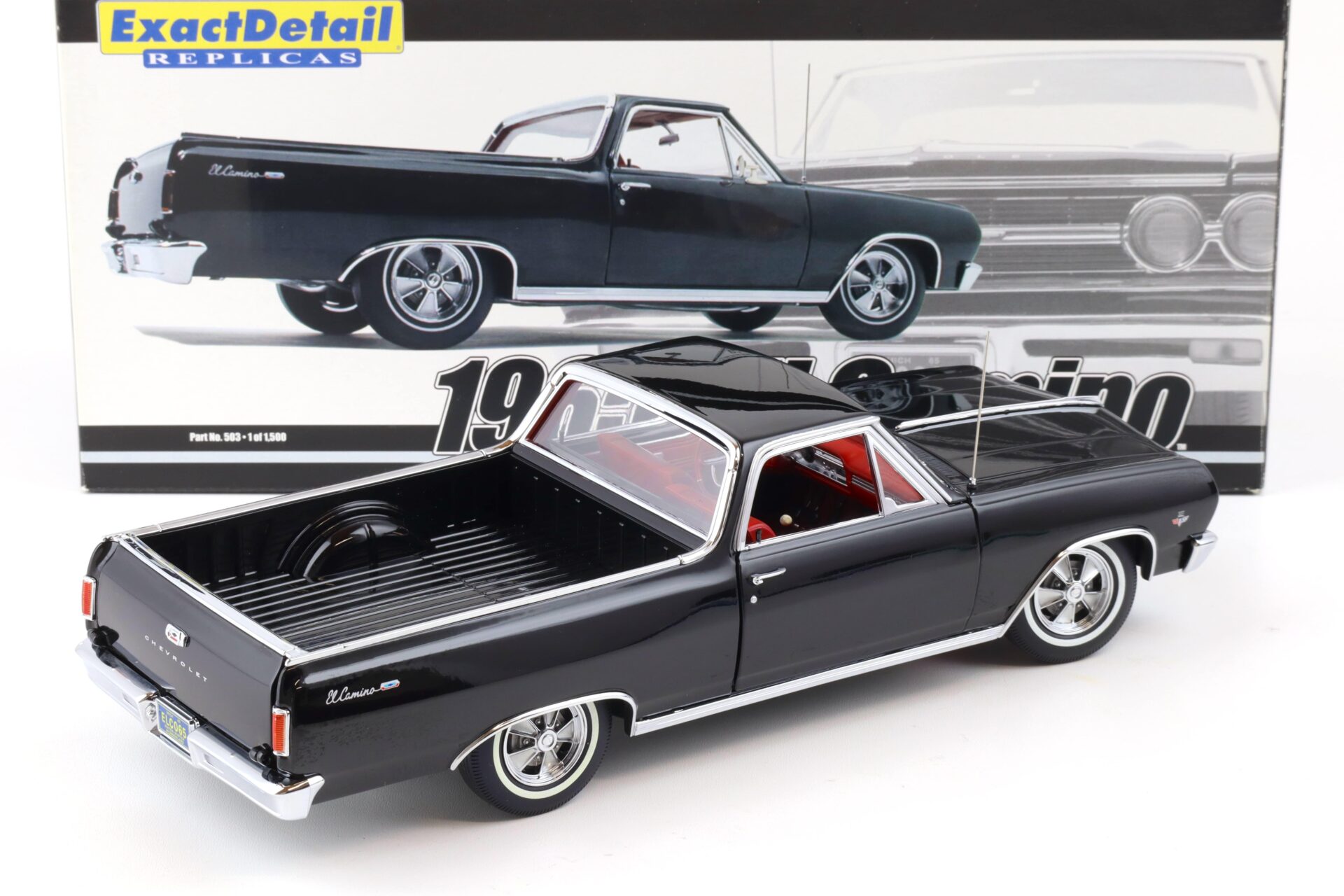1:18 Exact Detail 1965 Chevrolet El Camino black WCC503