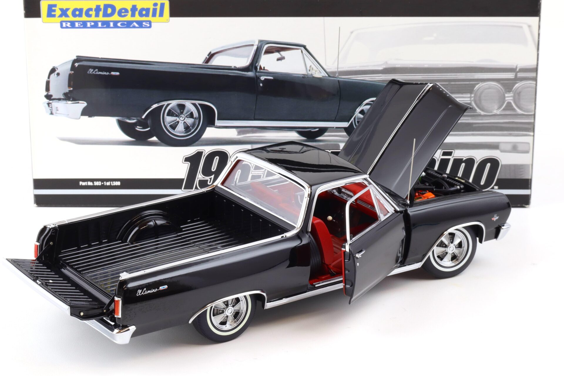 1:18 Exact Detail 1965 Chevrolet El Camino black WCC503