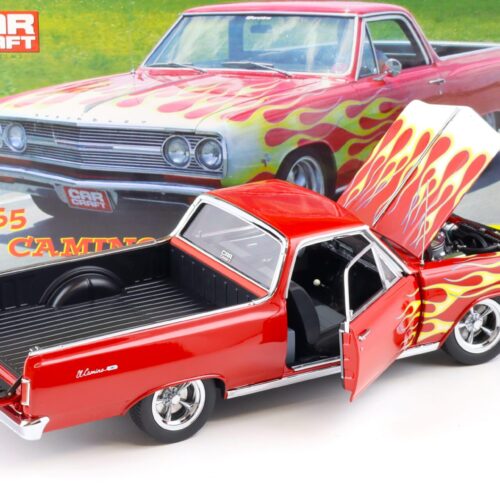 1:18 Exact Detail 1965 Chevrolet El Camino Car Craft red with flames WCC508