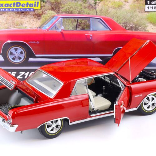 1:18 Exact Detail Chevrolet Chevelle Z16 Malibu SS Coupe 1965 red WCC501