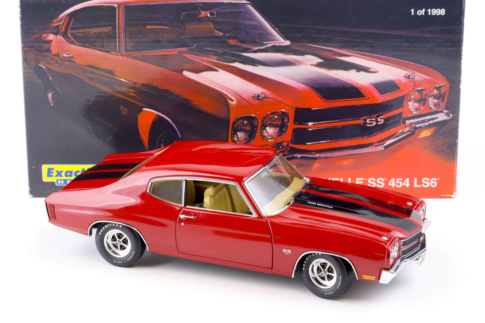 1:18 Exact Detail 1970 Chevrolet Chevelle SS 454 LS6 Coupe red/ black WCC603