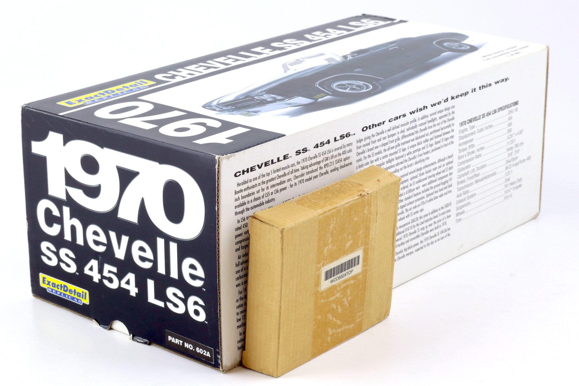 1:18 Exact Detail 1970 Chevrolet Chevelle SS 454 LS6 Convertible black WCC602A