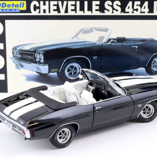1:18 Exact Detail 1970 Chevrolet Chevelle SS 454 LS6 Convertible black WCC602
