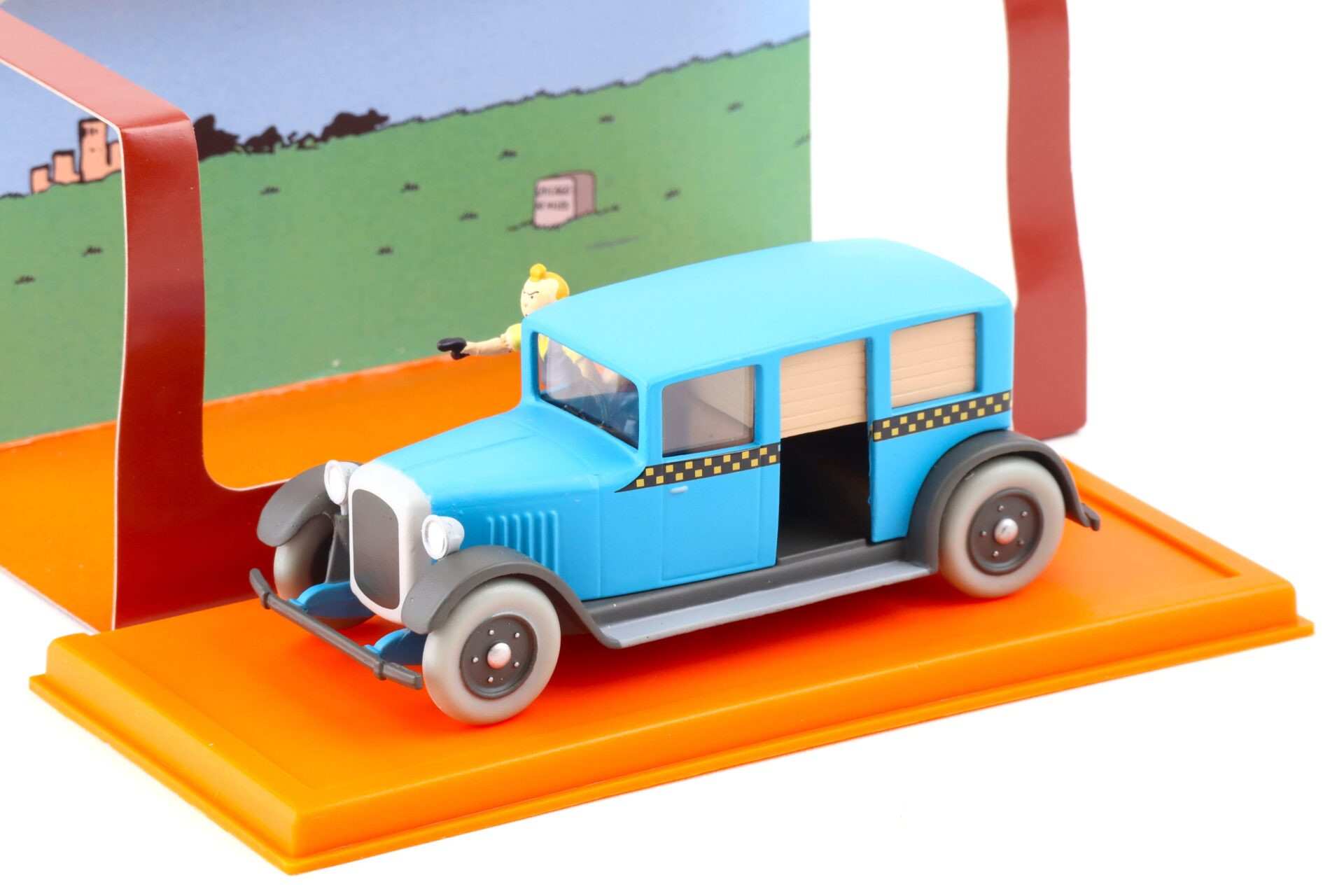 1:43 TINTIN Taxi Checker blue "Tim und Struppi"