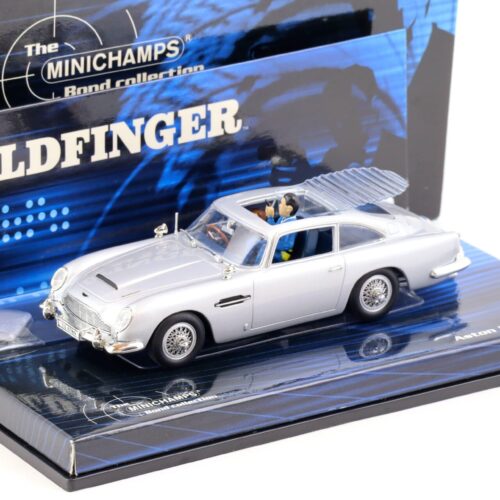 1:43 Minichamps Aston Martin DB5 Coupe open roof James Bond 007 Goldfinger