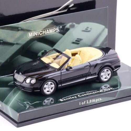 1:43 Minichamps Bentley Continental GTC Convertible 2006 black
