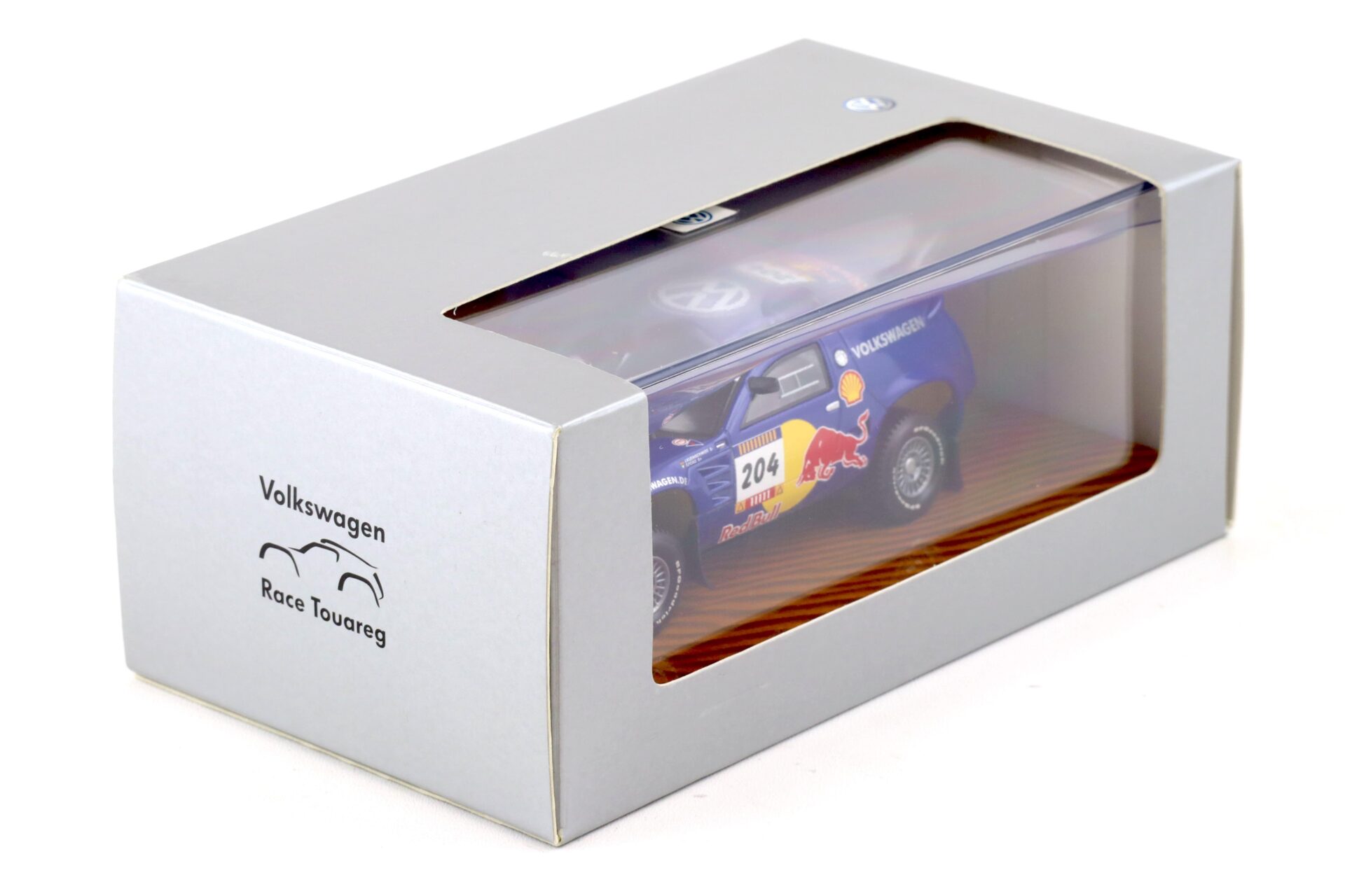 1:43 Minichamps VW Race Touareg #204 Red Bull blue VW DEALER