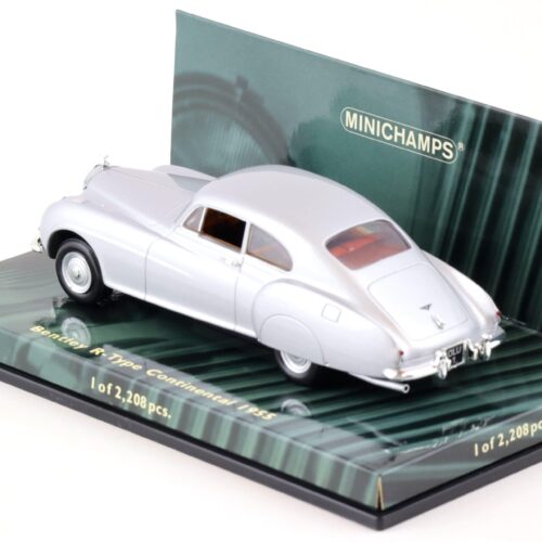 1:43 Minichamps Bentley R-Type Continental 1955 silver