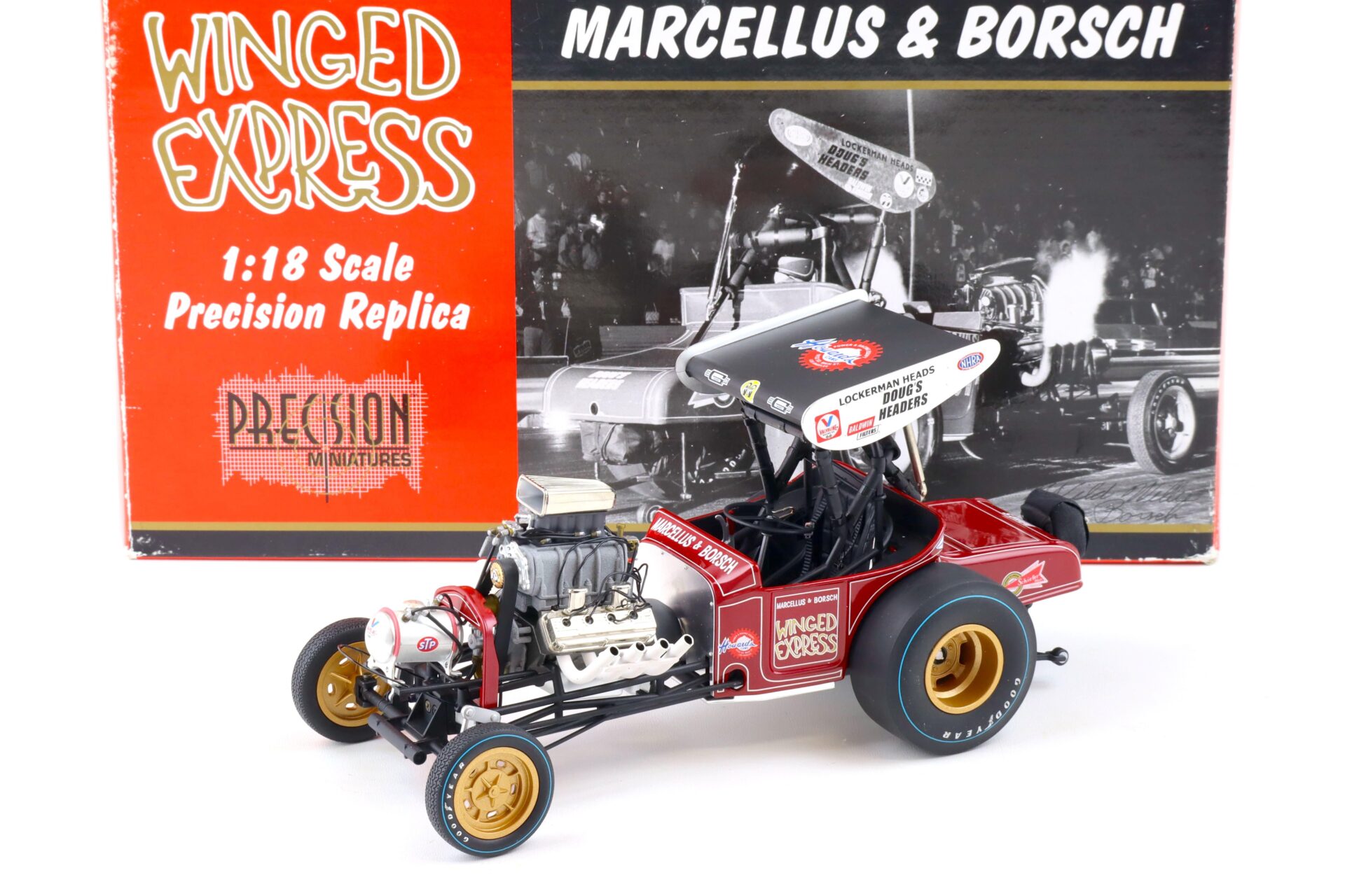 ID 86249 orig 2.jpg 1:18 Precision Miniatures Winged Express Marcellus & Borsch PRM01