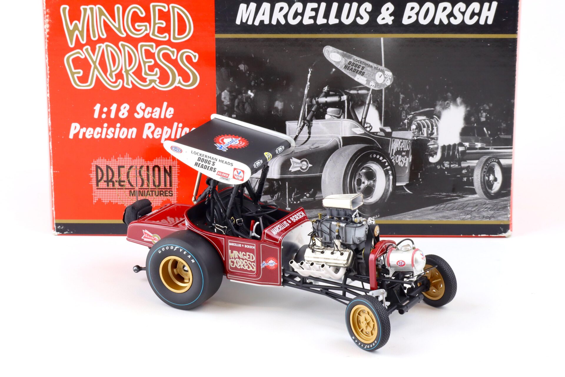 1:18 Precision Miniatures Winged Express Marcellus & Borsch PRM01