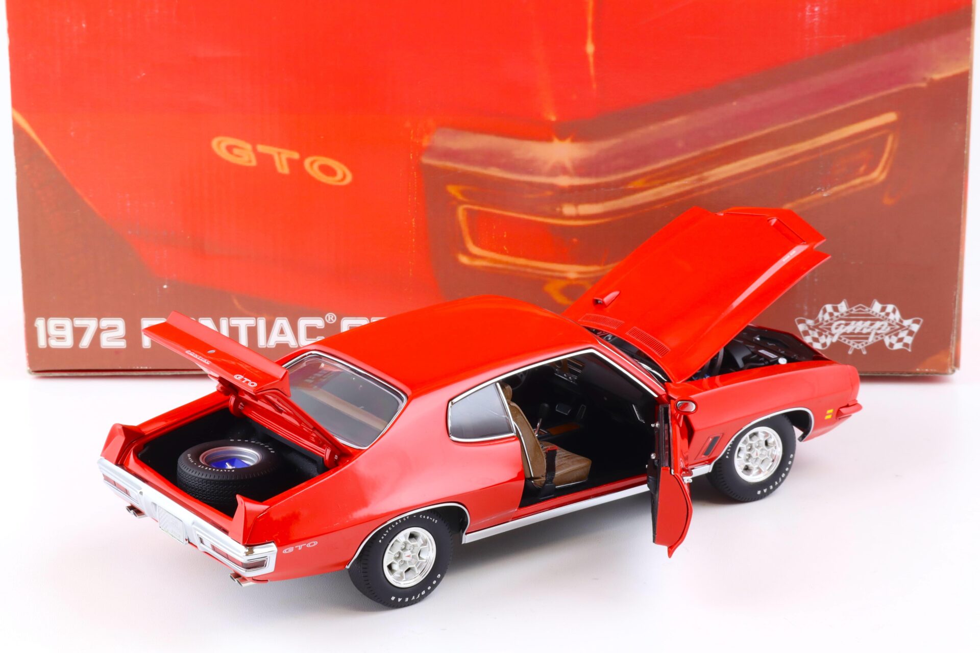 1:18 GMP 1972 Pontiac GTO Coupe red 8043