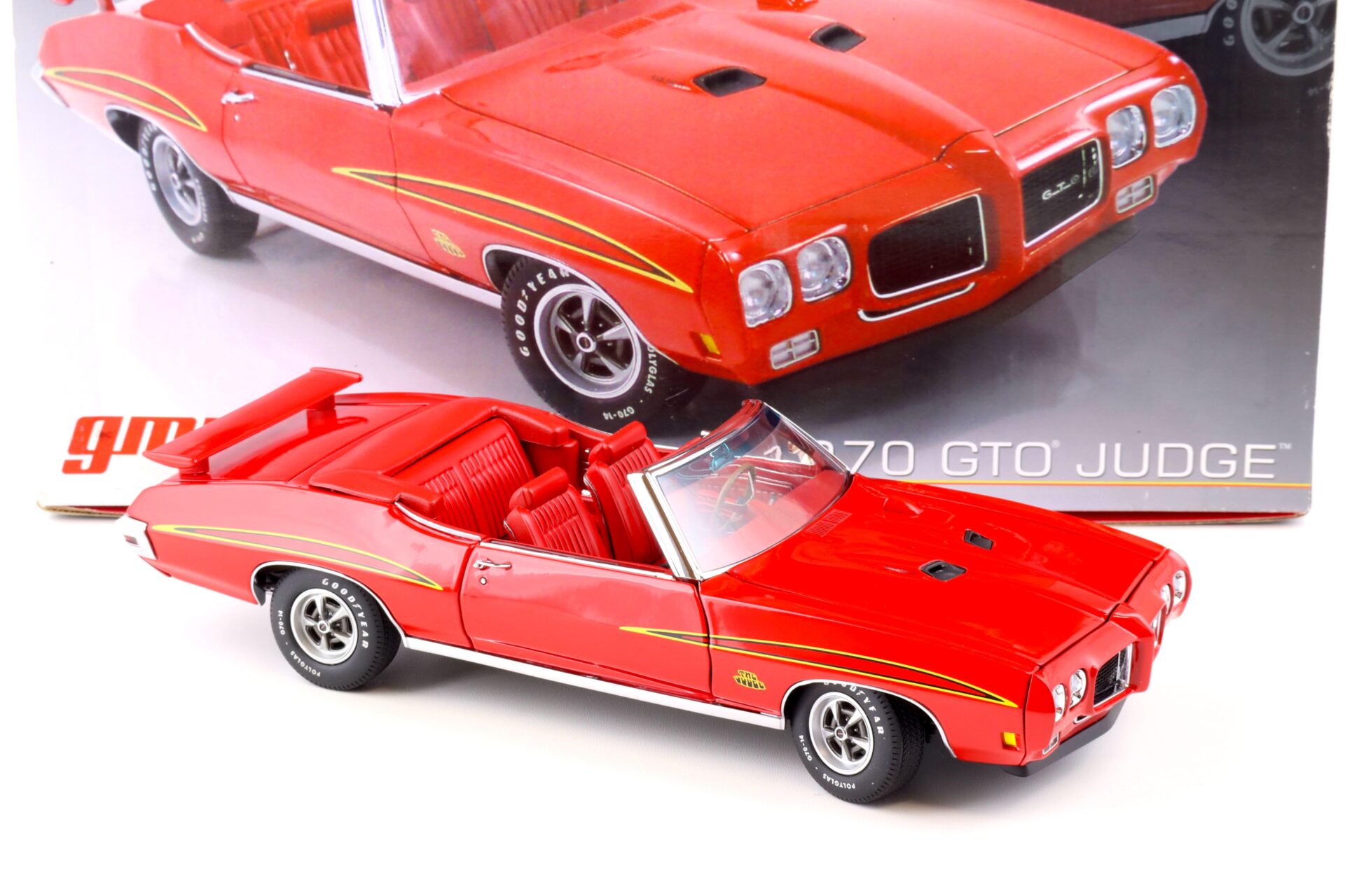 1:18 GMP 1970 Pontiac GTO JUDGE Convertible red G1801216