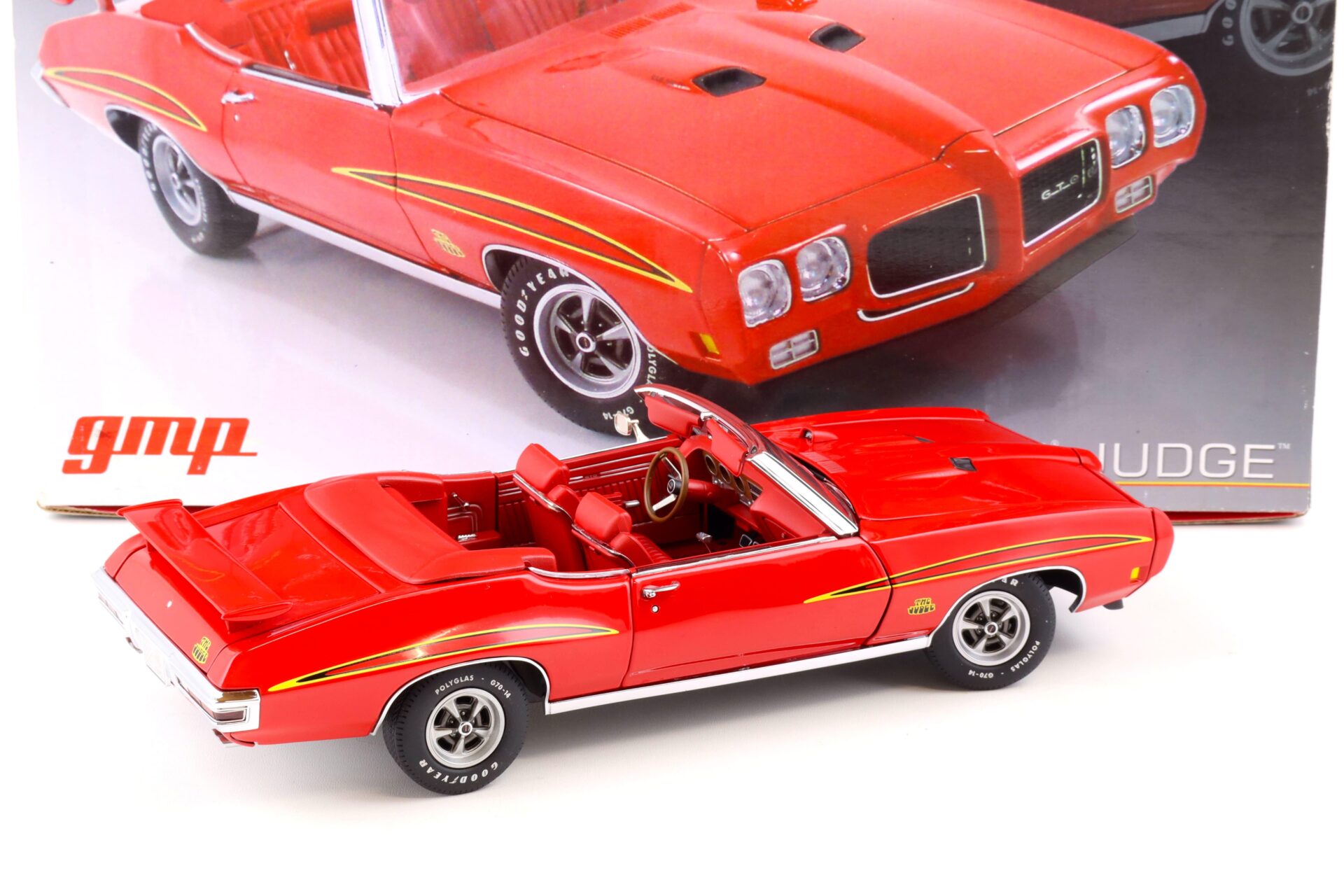 1:18 GMP 1970 Pontiac GTO JUDGE Convertible red G1801216