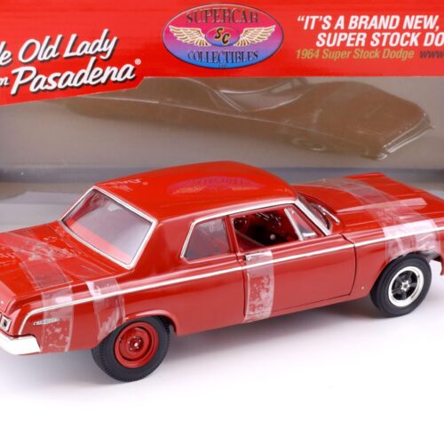 1:18 Highway61 Supercar 1964 Dodge Super Stock The little Old Lady from Pasadena red 50247