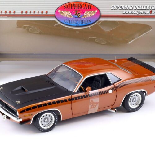 1:18 Highway61 Supercar 1970 Plymouth AAR Cuda Coupe brown metallic 50237B