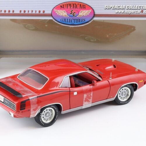 1:18 Highway61 Supercar Plymouth Hemi Cuda Coupe red 50238