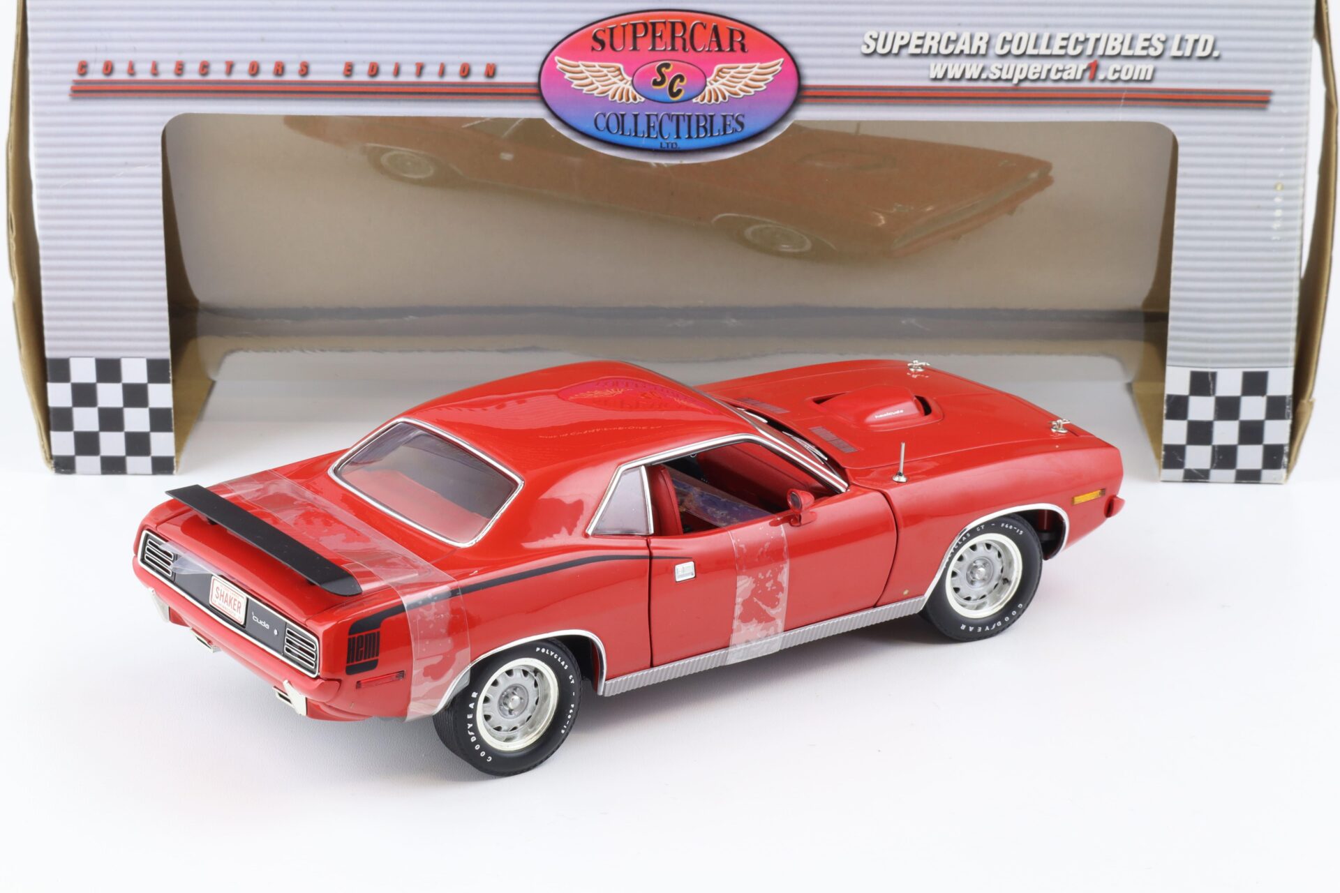 1:18 Highway61 Supercar Plymouth Hemi Cuda Coupe red 50238