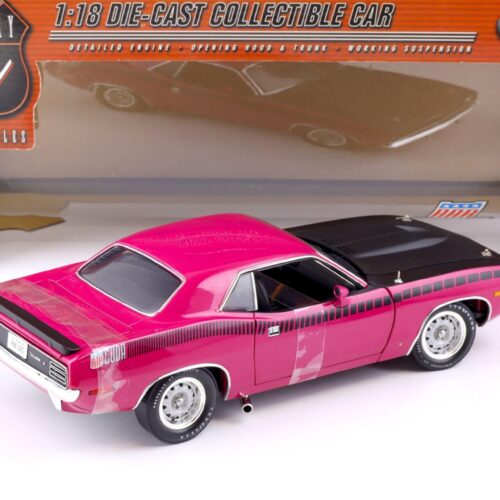 1:18 Highway61 Plymouth Cuda AAR Coupe 1970 Moulin Rouge pink 50408