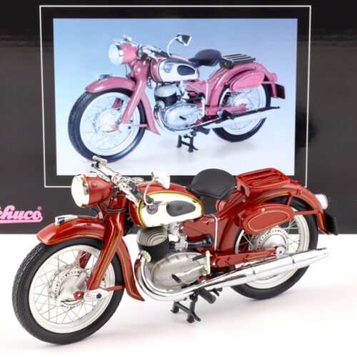 1:10 Schuco NSU Superlux Motorrad red/ chrom 450653400
