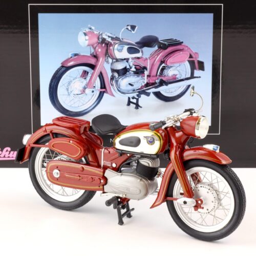 1:10 Schuco NSU Superlux Motorrad red/ chrom 450653400