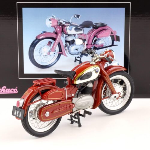 1:10 Schuco NSU Superlux Motorrad red/ chrom 450653400