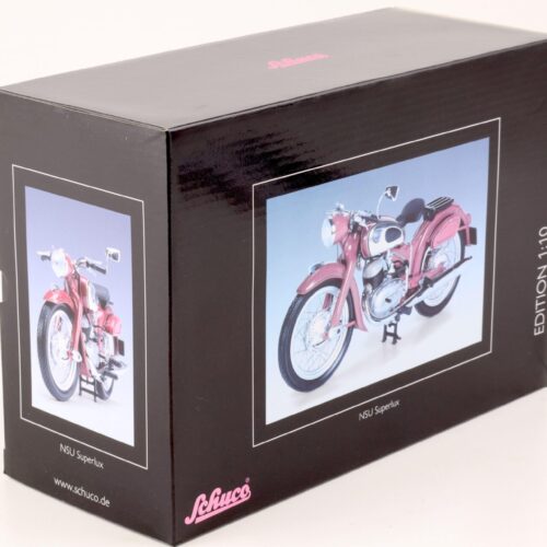 1:10 Schuco NSU Superlux Motorrad red/ chrom 450653400