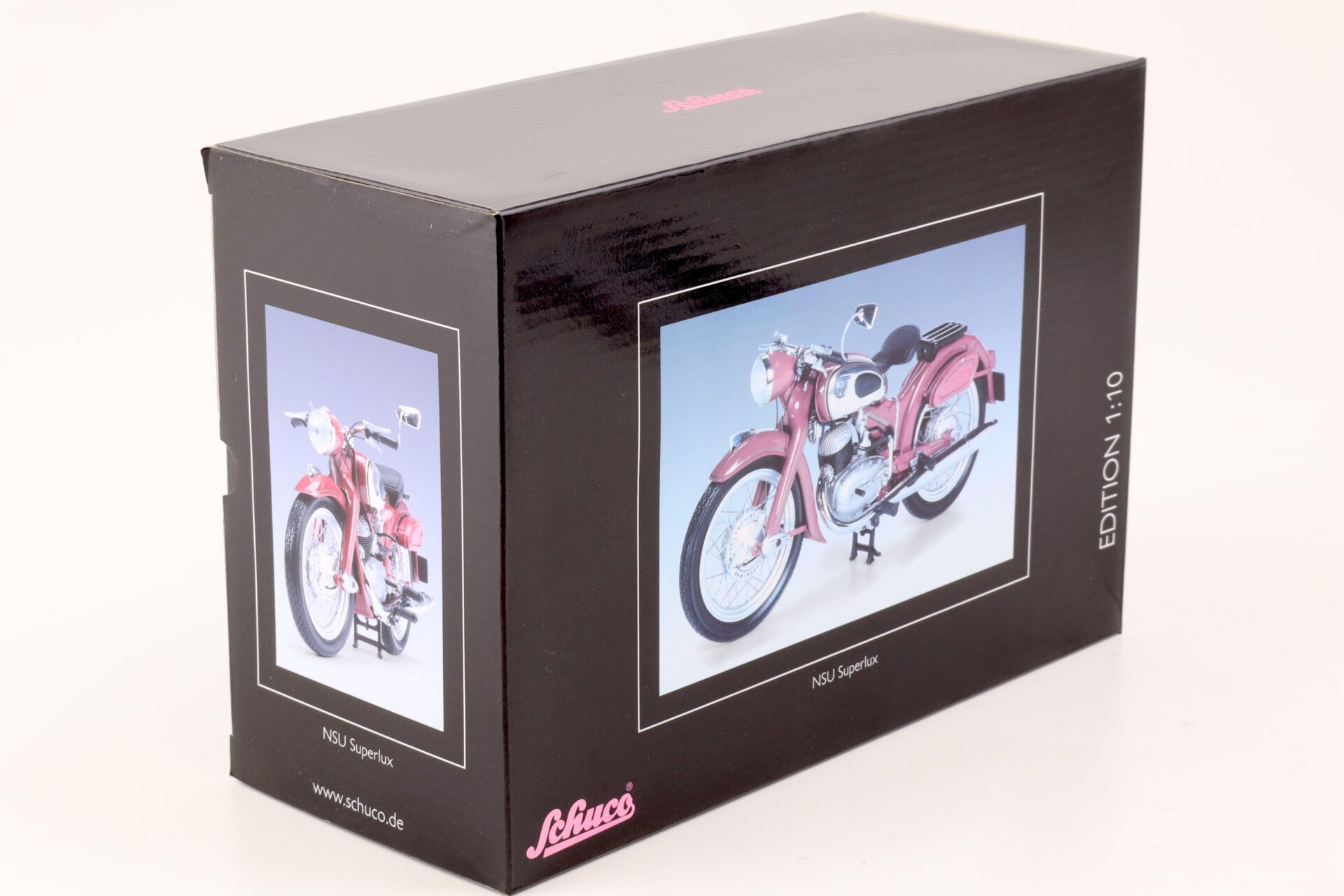 1:10 Schuco NSU Superlux Motorrad red/ chrom 450653400