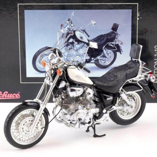 1:10 Schuco Yamaha Virago XV 1100 Motorrad black/ white 06660
