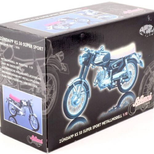 1:10 Schuco Zündapp KS 50 Super Sport Motorrad black/ red 06615