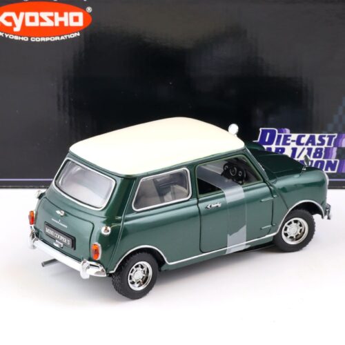1:18 Kyosho 1967 Morris Mini Cooper 1275S dark green/ white