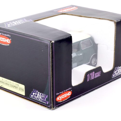 1:18 Kyosho 1967 Morris Mini Cooper 1275S dark green/ white