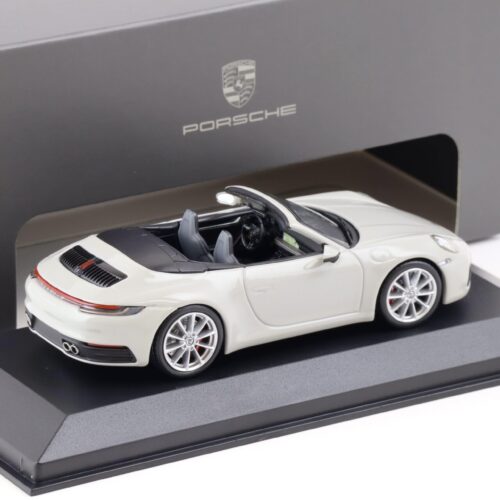 1:43 Minichamps Porsche 911 (992) Carrera S Cabriolet chalk/ black WAP DEALER