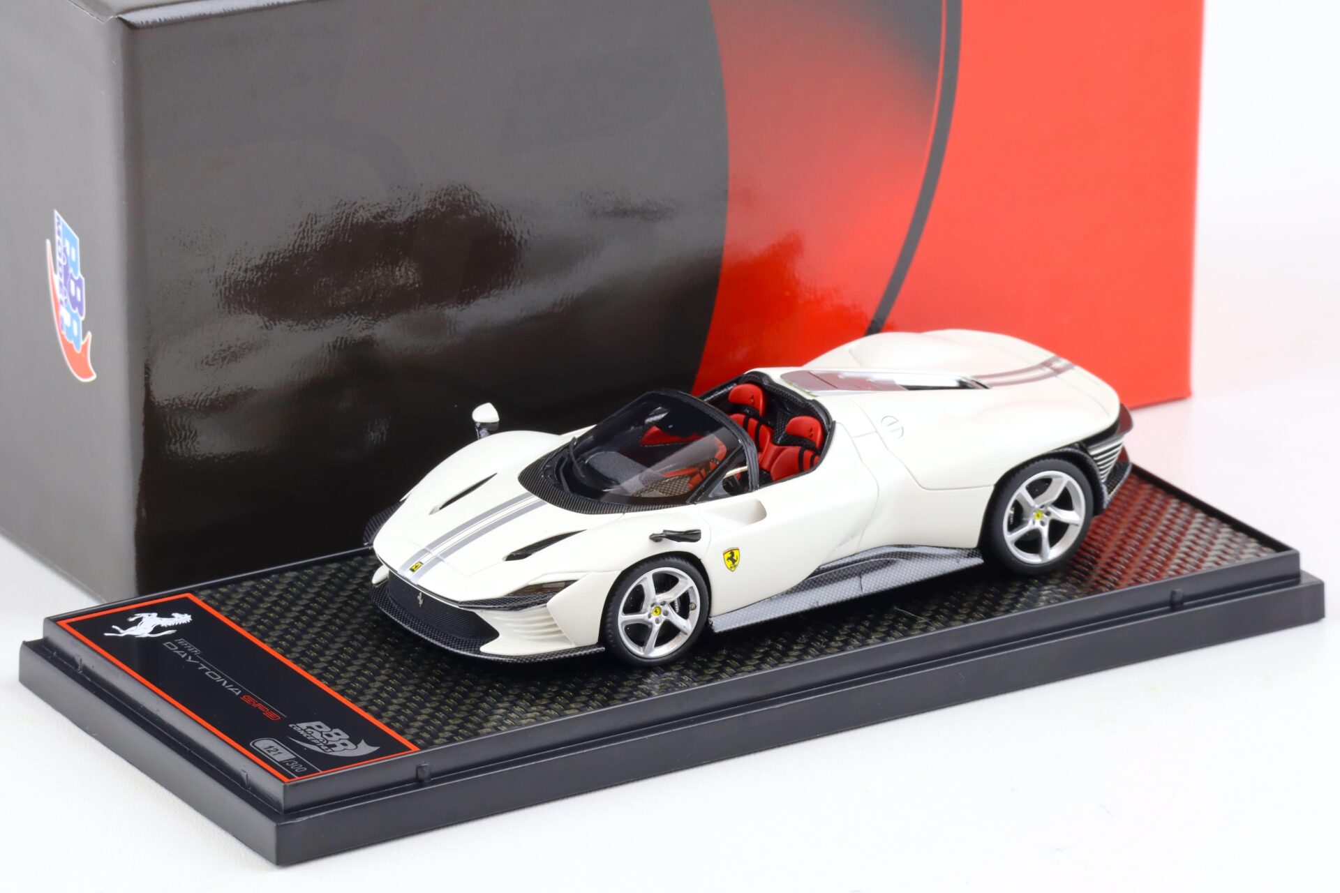 1:43 BBR Ferrari SP3 Daytona Serie Icona Bianco Italia matt white - Limited 300 pcs.