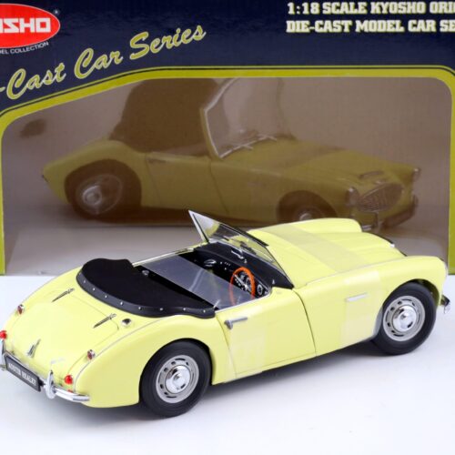 1:18 Kyosho Austin Healey 100 /6 Roadster Pale yellow 08144Y