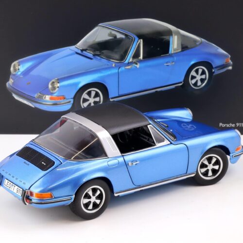1:18 Schuco Porsche 911 S Targa 1973 blue metallic 450035400
