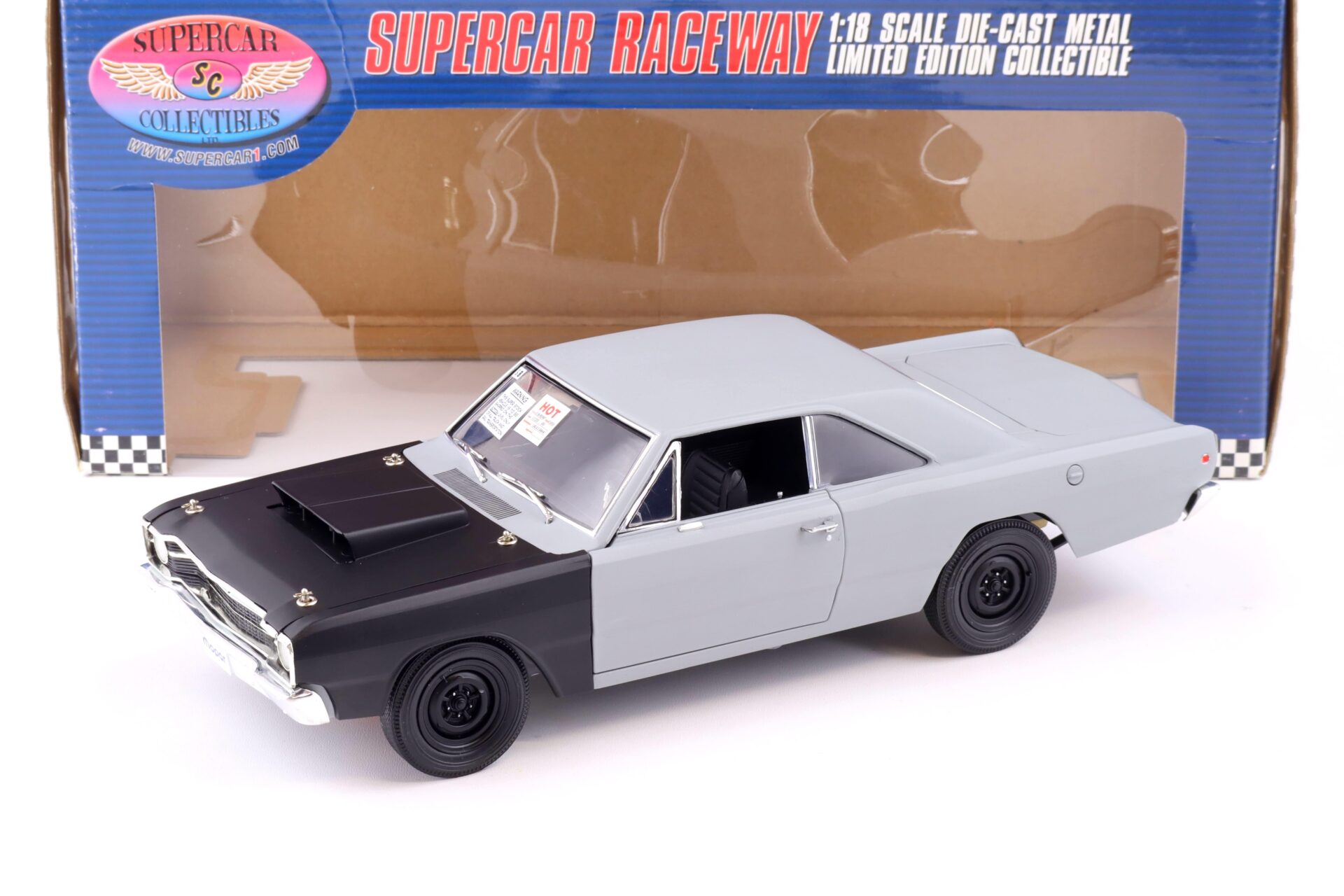 1:18 Highway61 Supercar 1968 Dodge Hemi Dart HURST Ford Speed as delivered 50640