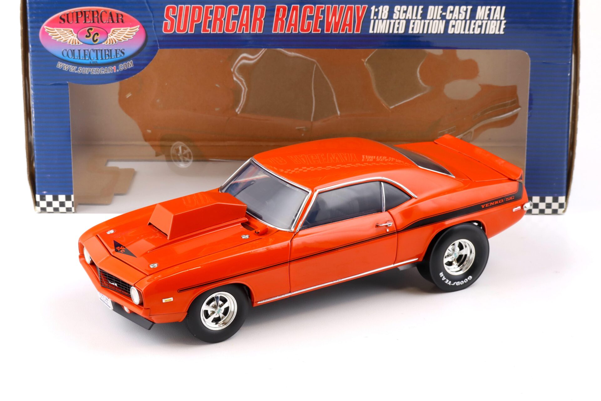 ID 86809 orig.jpg 1:18 Highway61 Supercar 1969 Chevrolet Camaro Yenko 427 Superstreet 1 of 600 orange 50633