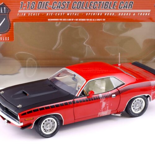 1:18 Highway61 Plymouth Cuda AAR Coupe 1970 red/ white interior 50468SC