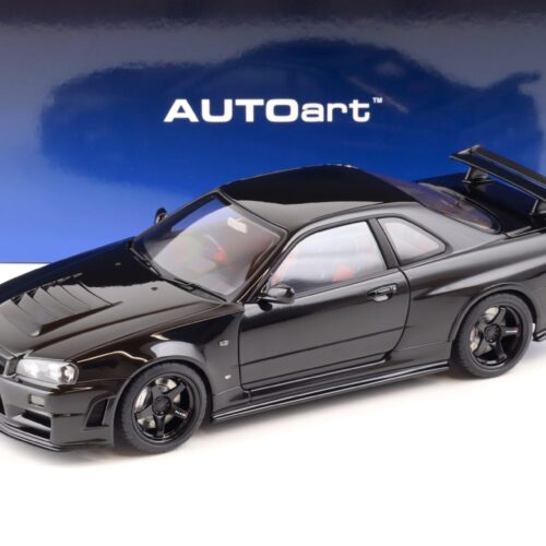 1:18 AUTOart Nissan Skyline GT-R (R34) Z-Tune 2005 black pearl 77463