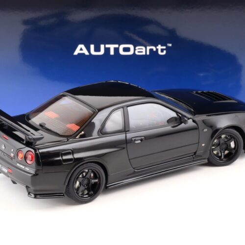 1:18 AUTOart Nissan Skyline GT-R (R34) Z-Tune 2005 black pearl 77463