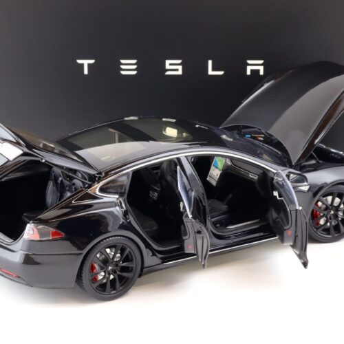 1:18 Original Tesla Model S P100D black Diecast DEALER VERSION