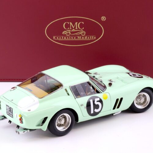 1:18 CMC Ferrari 250 GTO RHD Goodwood 1962 #15 Stirling Moss green M-247